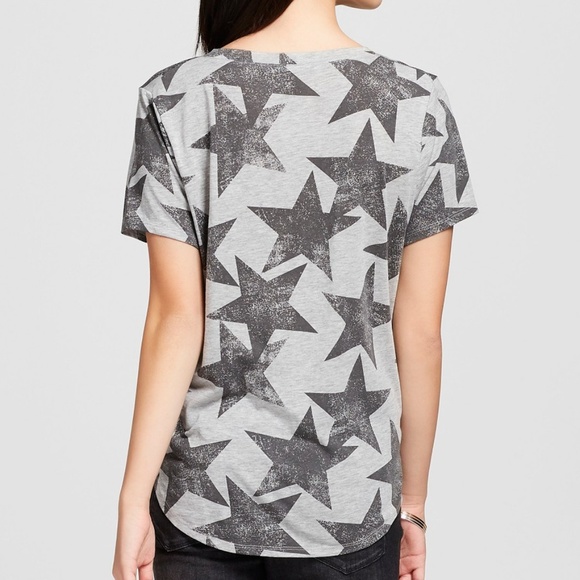 NWT GREY Stars Printed Short Sleeve TSHIRT, XSMALL - Picture 2 of 2